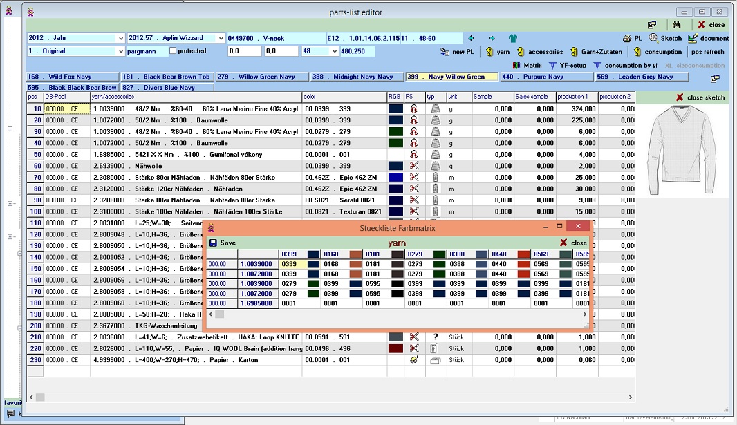 DOKUplan Stücklisten-Editor - Produktdatenmanagement